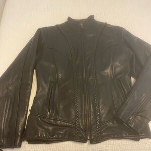 Walter Dyer Leather Biker jacket
